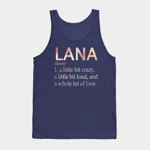 Lana Girl Name Definition Tank Top by ThanhNga